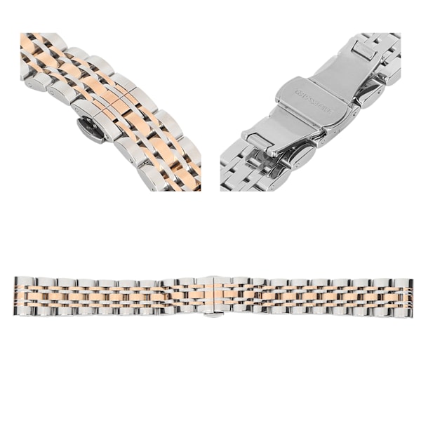 Quick Release Watch Band Stainless Steel Watch Strap Replacement Watch Band Accessory19mm / 0.75in