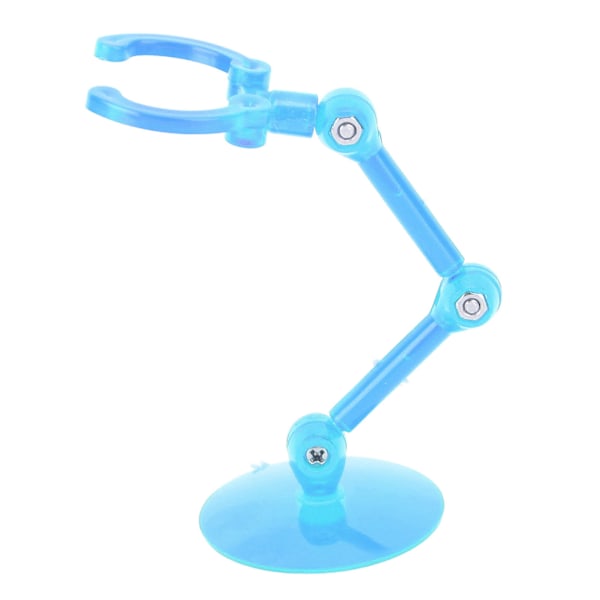 10 st Actionfigur Ställ Plast Actionfigur Displayhållare Mini Docka Modell Stödställ Enkel Montering Transparent Blå