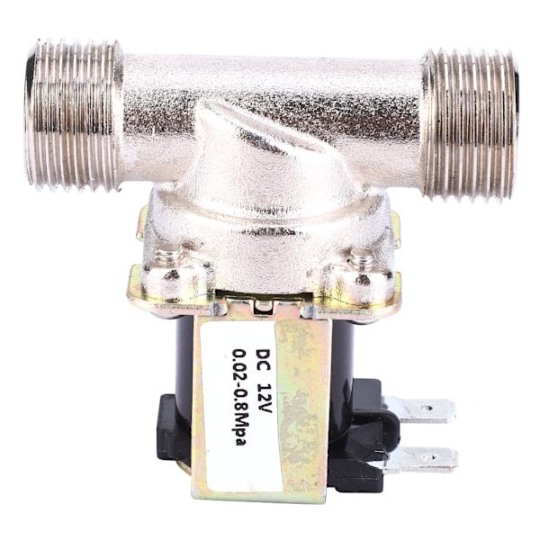 DC12V G1/2 NC Messing Elektrisk Magnetventil Normalt Lukket Vandindløbsventil