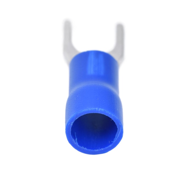 50 kpl Haarukkapäätteitä Eristetty Spade U-tyyppinen Johdinliitin 12‑10AWG Kaapelin Puristimet SV5.5‑6 Sininen