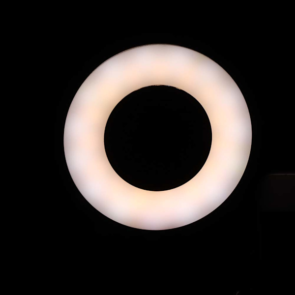 Justerbar Ringlampa för Live Streaming, Studiofotografering, Selfie, Flexibel Fylllampa