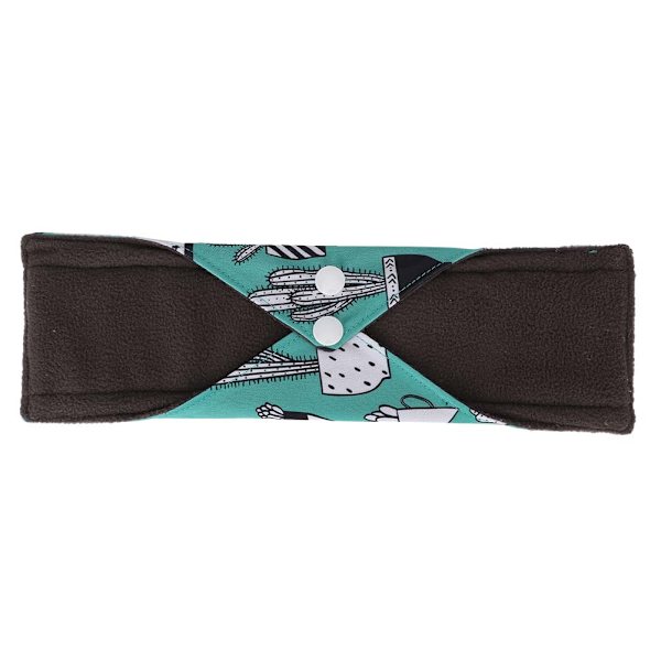 Myk Vaskbar Klut Mens Pad Gjenbrukbar Kull Bambus Sanitærbind Pad 25 x 18cmP08