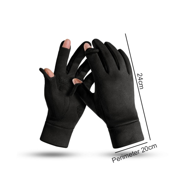 Talven lämpimät hanskat joustavat Leak sormet kosketusnäyttö
