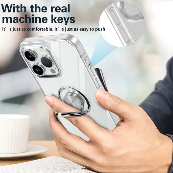 Klar Ringholder Case til Samsung Galaxy S24 Plus