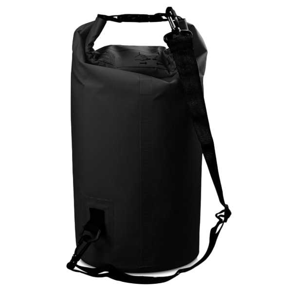 PVC vattentät väska bucket bag vattentät väska beach rafting Black 3L