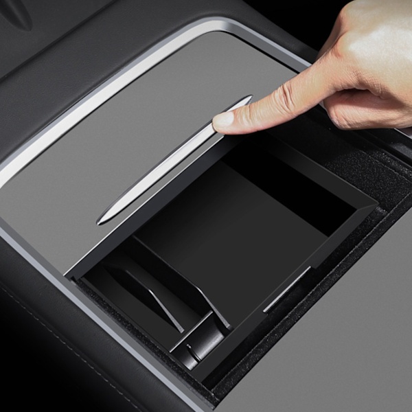 Förvaringsfack Mittkonsol Fack Bin Organizer Box Ersättning för Model 3 Y