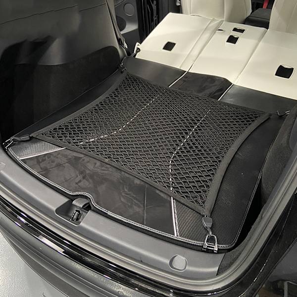Bagageutrymmesnät i Nylon, Elastiskt Förvaringsnät, Ersättning för Tesla Model Y 2020 till 2023