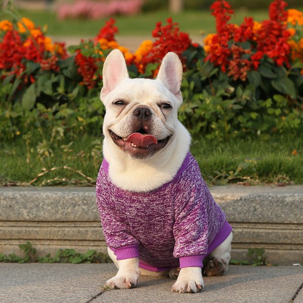 Koiran vaatteet Pehmeät Lemmikkivaatteet Paksutettu neuletakki Lämmin talvi