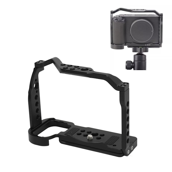 Full Camera Cage for ZV E1 Aluminum Alloy Protective Camera Video Rig with 1/4 3/8 Inch Threaded Hole for Video Making Vlogging