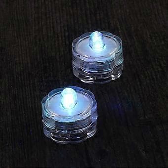 4 stk. LED-simuleringslys Vanntette romantiske lys Partydekor for bar hjemme