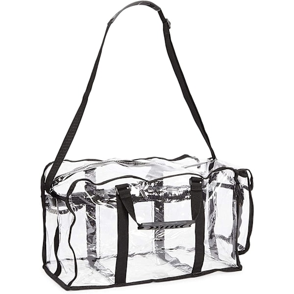 Stor, gennemsigtig makeuptaske, kosmetikarrangør