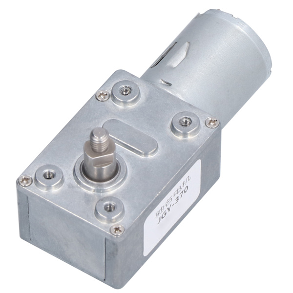 Madon Gear Moottori Turbovaihteinen Täysmetalli Itselukkiutuva Reduktiovaihteisto JGY‑370 DC24V66RPM