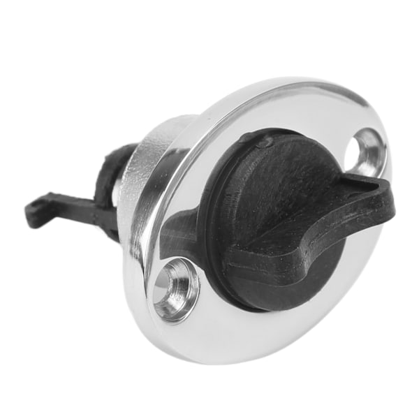 2 stk. 316 Rustfrit Stål Marine Drænplug Oval Garboard Transom Bådplug til 1 tomme Hul