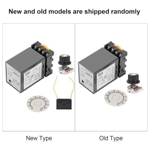 Elektronisk AC 220V SS-22 50/60Hz Motorhastighetsregulator 90/1700RPM