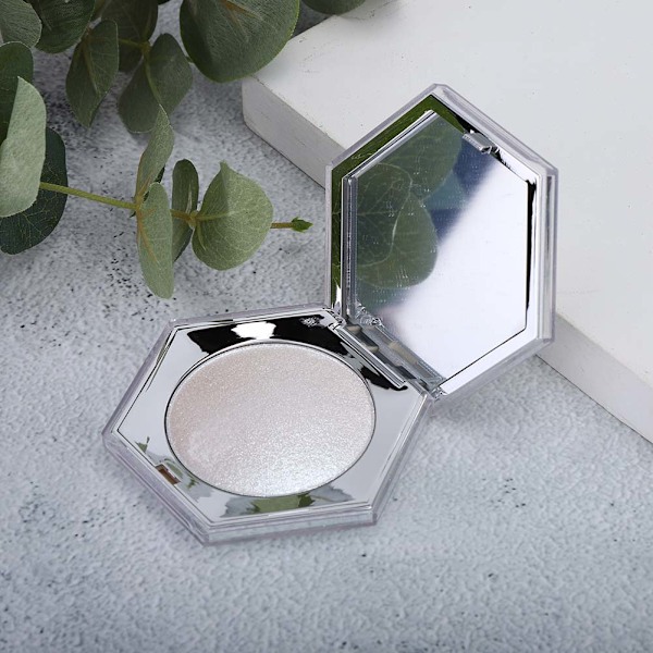 9g Diamond Highlighter Powder Ansiktsglans Bronzers Paletter Ansiktskonturpulver (Silver)