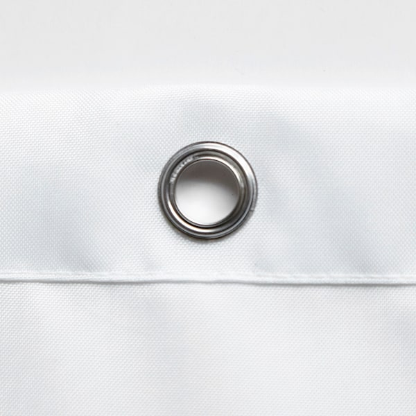 Polyester Bruseforhæng Vandtæt Badeværelsesforhæng + Ophængningskroge (XL)