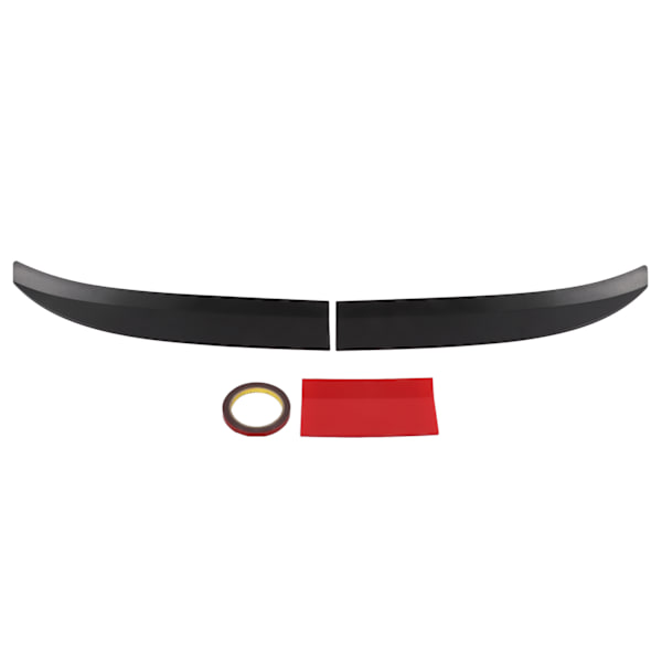 3-pack Baklucksspoiler Kit ABS Justerbar Slitstark Värmebeständig Universal för Sedan Matt Svart