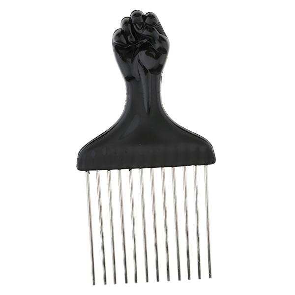 Kam med vintagelook och förstärkta tänder, icke-knytnävsformat handtag ger bekvämt grepp, perfekt för att reda ut och styla alla hårtyper