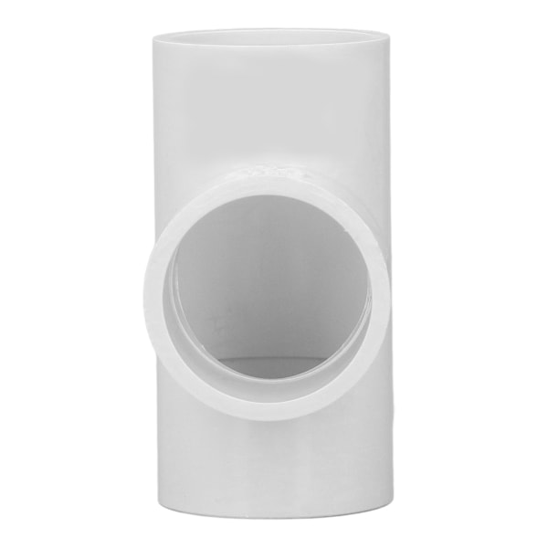 12 stk. PVC T-rør Fittings Plast Lige Diameter Samlinger Adapter Vandforsyning Hjemmeforbedring 32mm ID