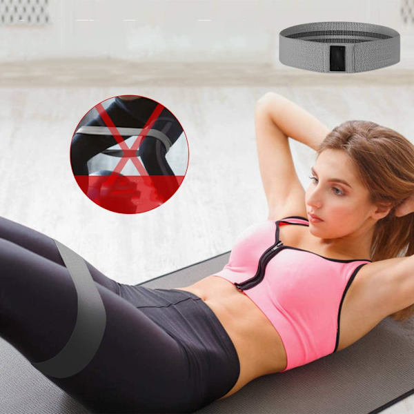 Fitness nauha [ 3 kpl set ] fitness /vastusnauhat set silmukkanauha 3 vastustasolle peppuun ja jalkoihin, vastustuslankanauhat jalkaan