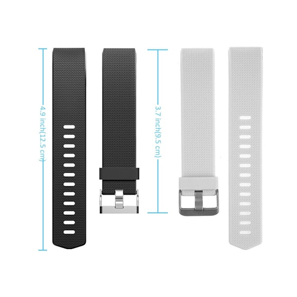 Classic Edition remme til Fitbit Charge 2, metalspænder problemfri installation med rustfrit stålspænde til daglig brug