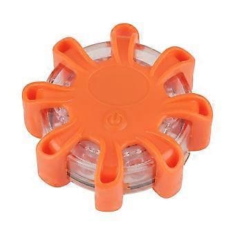 Multifunktionel 8LED Vejside Advarselsblinkende Sikkerheds Nødlys til Bil Båd (Orange)