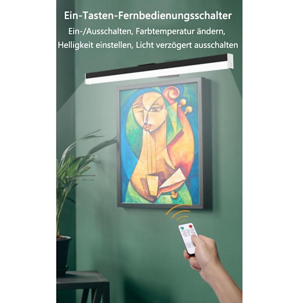 Modern LED Vanity-lampa för att lysa upp vardagsrum, matt svart finish aluminiumkonstruktion med justerbar ljusramp för modern inredningsdesign