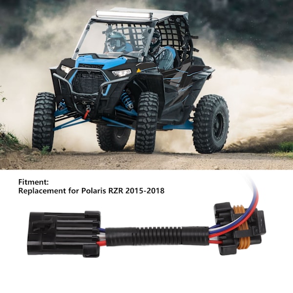 Køretøjs Baglygte Strømkabel Baglygte ABS Lampe Ledningsnet Udskiftning til Polaris RZR 2015‑2018