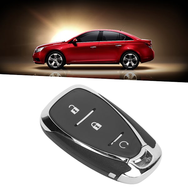 Bils nøgleskal med 3 knapper Antikorrosion Udskiftning til Chevrolet Cruze 2/3/4/5