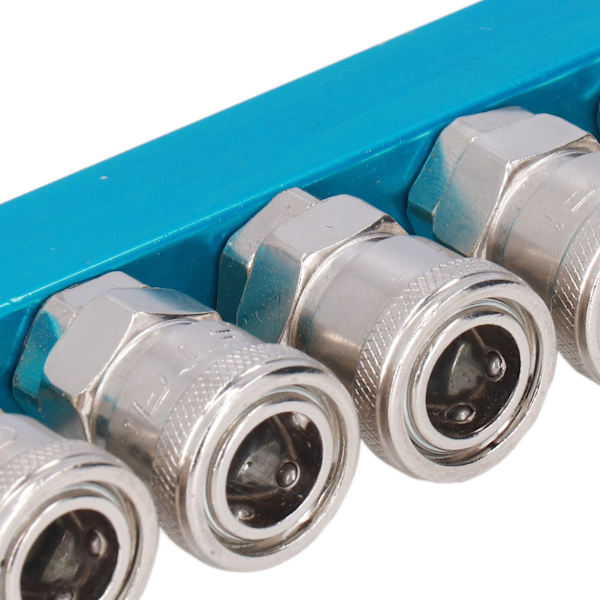 G1/4 Luftfordelingsblok Lige Luft Slange Splitter Pneumatisk Manifold med ConnectorSML-5