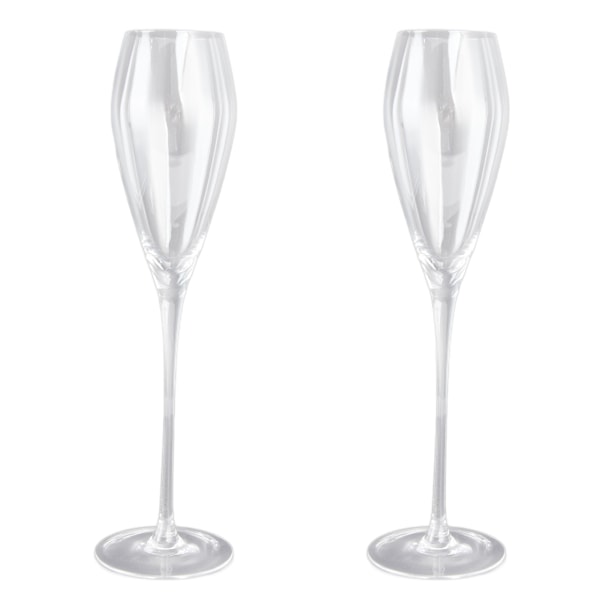 2 st Kristall Champagneglas 230ml Vinglas Bägare för Bröllopsfest Alla Hjärtans Dag Presenter