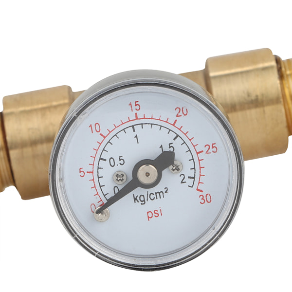 Pressure Regulator Gauge Valve with Connector Assembly Brewing Equipment Accessories0-30PSI with White Connector