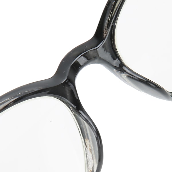 Tyylisäätöiset korkean resoluution presbyopia-lasit näköväsymyksen lievittämiseen lukulasit (+100 Musta)