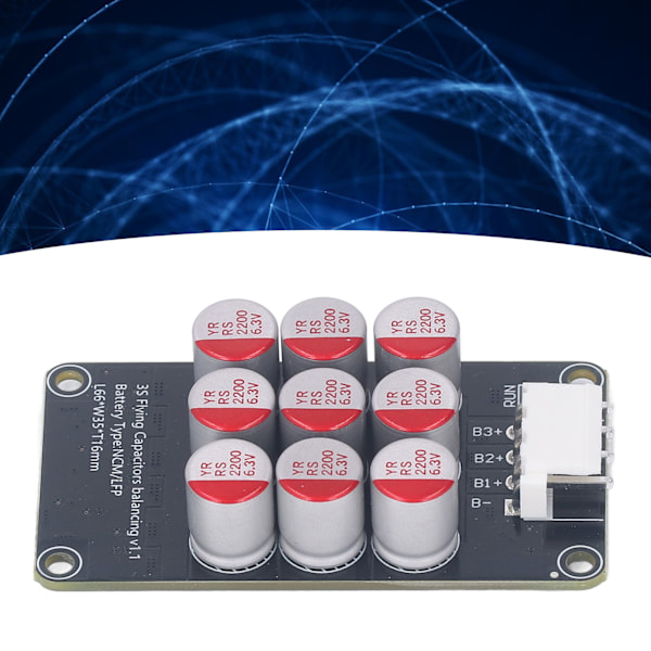 Batteri Aktiv Udligner 3S Balancer Li Ion Lithium Energi Overførselsplade Udligning Modul DC2.7‑4.2V 5A