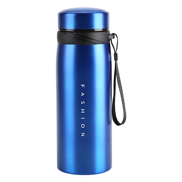 1 st 900 ml Termosmugg i Rostfritt Stål för Vatten, Te, Kaffe, Resa (Blå)