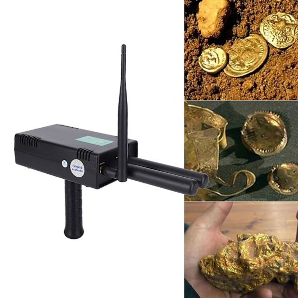Metalldetektor med 1000 meter rekkevidde, 20 meter dybde, bærbar metallfinner for skatter, AU-kontakt 110V‑240V