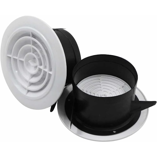 Runt Ventilationsgaller, Anpassningsbar Komfort Med Justerbart Luftflöde, För Inomhusventilation Och Dekorativ Användning, Bred Användning För Badrum Kök Kontor