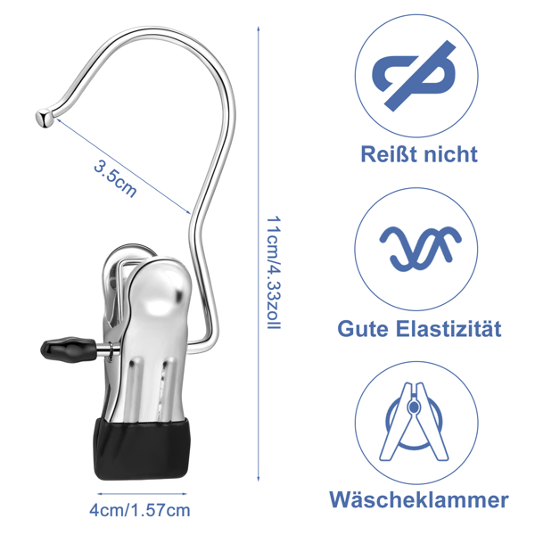 Klesklyper, Flerbruks Klesklyper Solid Konstruksjon for Klesskap Reise Hjem