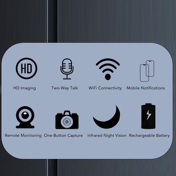 1080P Smart Trådløs Videodørklokke Kamera Smart Wifi Videodørklokke M1 Bidirektionel Stemmedørklokke med Klokkesignal Nattesyn HD Bredvinkel Linse Cloud