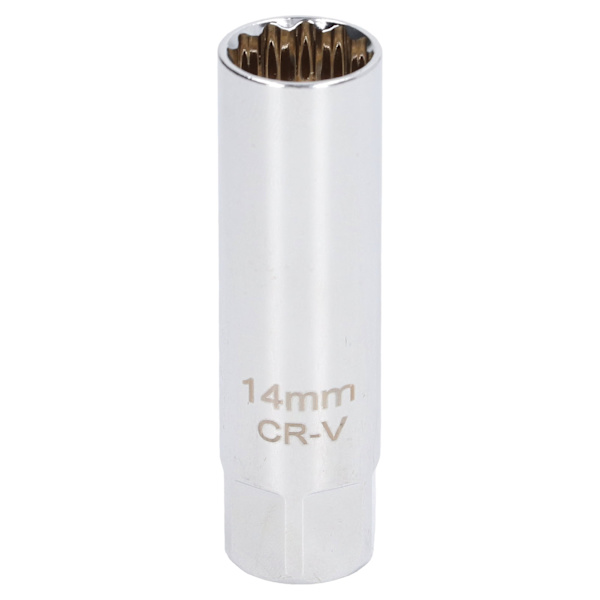 Tändstiftshylsa Magnetisk Universal Tunnväggig Specialavtagare 12-kantig 3/8 tum 14 mm