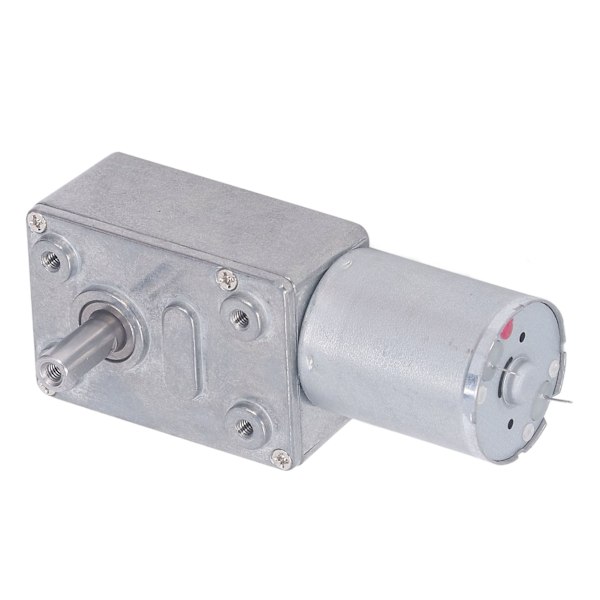 24V DC Växelmotor 12mm Enkelaxel 4 till 25kg.cm Självlåsande Reversibel Maskväxelmotor med Bas för Maskiner 10RPM