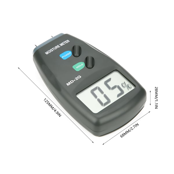 MD-2G LCD Digitaalinen 2-napainen Puun Kosteusmittari Ilmaisin Puutavara Hygrometri Kosteustesteri