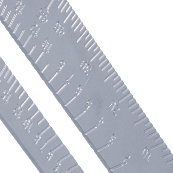 Trekantlinjal i aluminiumlegering 7 tommer 45/90 grader Tykkere måleverktøy for håndverk Trefabrikasjon