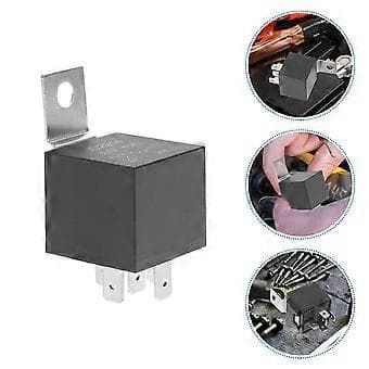 2 stk. Bilrelæ Bilrelæ 5-benet Udskiftning 40 Amp Relæ 24 Volt Bådrelæ