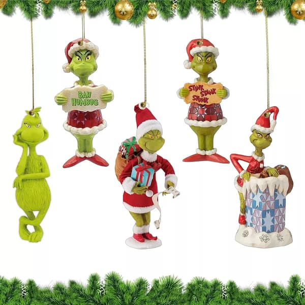 18 Julepynt Grinch-trepynt, Dekor Kampanje