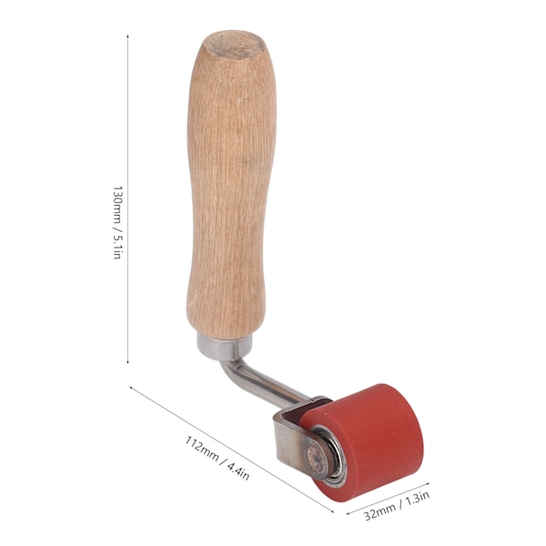 Silikone Håndrulle 20mm 75° Bøjningsvinkel Temperaturbestandighed 260℃ Ergonomisk Design Søm Rulle til Svejsning