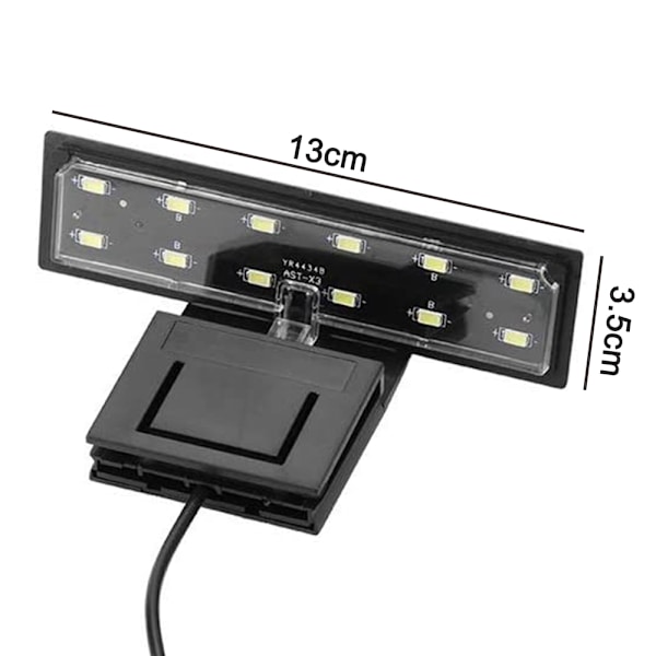 X3 fisketank LED-belysning skala fisketank lys høj lysstyrke