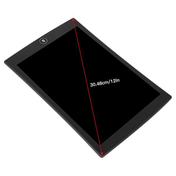 9,5 tommer LCD Tegnetablet Håndskrift Høj Lysstyrke Genopladelig Tablet med Låsbar Skærm Sort