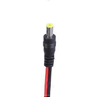 Strømkabel 12V Stik Adapter Kabel Stikforbindelse Til CCTV Kamera Stik 5.5x2.1mm Sokkel Forbindelse Til Overvågning