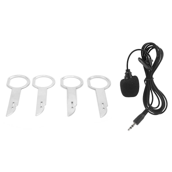 Bluetooth 5.0 AUX-ääniadapteri 8-napainen mikrofoni handsfree-sarja Ford 5000/6000 CD-stereolle